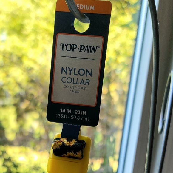 NWT Top Paw Nylon 'Sunflower' Collar for Dogs Size Medium - Picture 5 of 7
